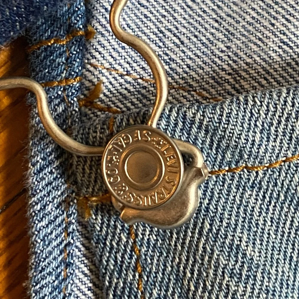 NWT RE/DONE Levi’s 90’s Inspired Overall Jeans - Size 27 - Picture 5 of 9